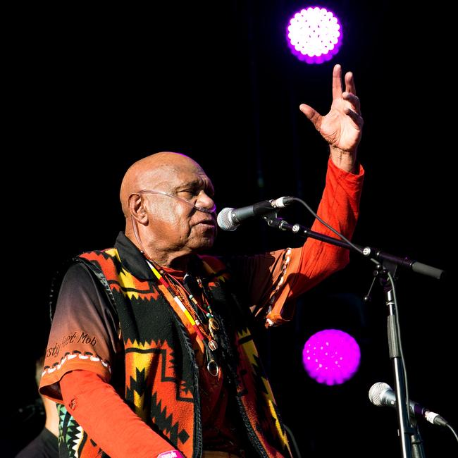 Archie Roach playing at WOMADelaide 2021. Picture: Rob Sferco