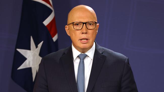 Opposition leader Peter Dutton is finalising the Coalition’s nuclear energy policy. Picture: NewsWire