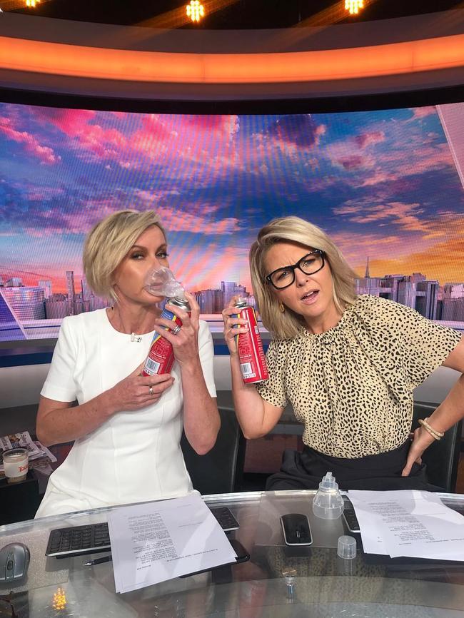 Deborah Knight and Georgie Gardner in 2019. Picture: @georgiegardner9/Instagram