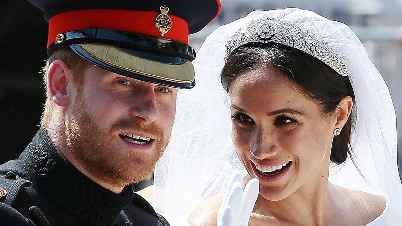 Harry allegedly raised his voice to the Queen when Meghan couldn’t get access to the tiara for her hair trial. Picture: Aaron Chown/AFP