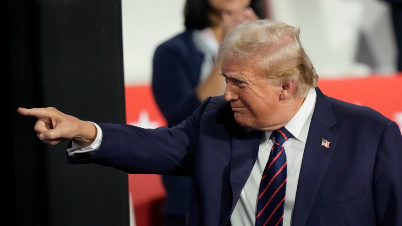 Crowd goes wild again as Donald Trump arrives for Day 3 of the RNC