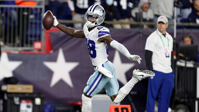 Dallas Cowboys receiver CeeDee Lamb runs the ball in for a game-winning touchdown. Picture: Maddie Meyer/Getty Images/AFP