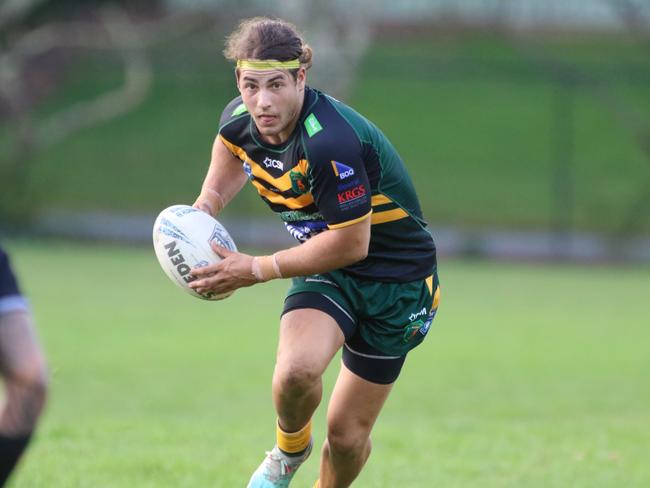 James Coyne for the Lions. Picture: Warren Gannon Photography