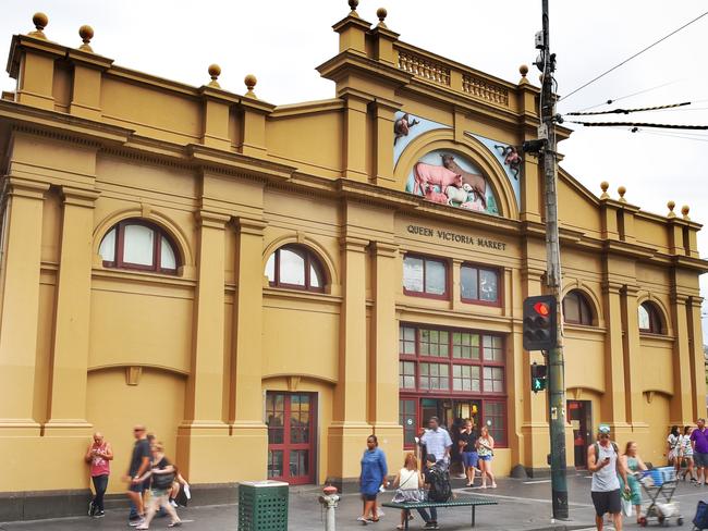 Queen Victoria Market on Saturday morning, 10 Febuary 2018. Picture: Tony Gough