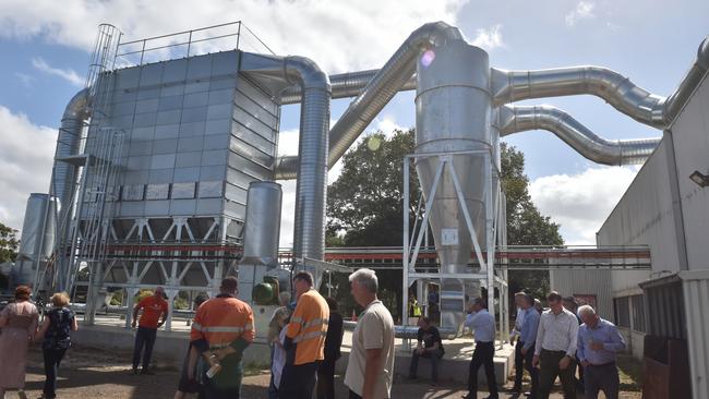 New state-of-the-art machinery has been unveiled at Bedford Mount Gambier's timber manufacturing mill as part of the organisation’s $7m investment. Picture: Jessica Dempster