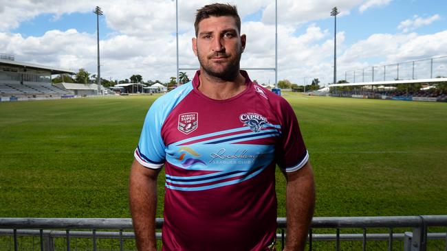 Dave Taylor in Central Queensland Capras colours this year. Picture: Chris Ison.