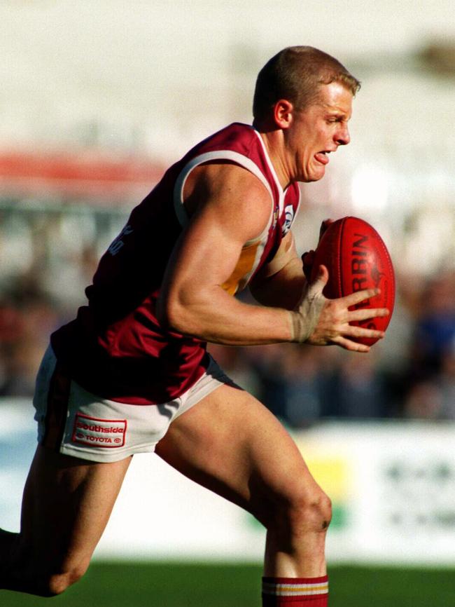 Michael Voss in 1996, the year he won his Brownlow Medal.