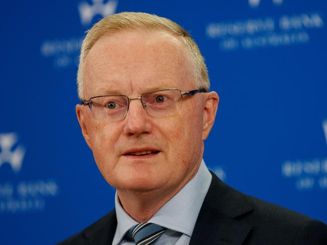 SYDNEY, AUSTRALIA - NewsWire Photos APRIL 20, 2023: Reserve Bank of Australia Governor Philip Lowe during a press conference on Thursday at the RBA following the release of government recommendations. Picture: NCA NewsWire / Nikki Short