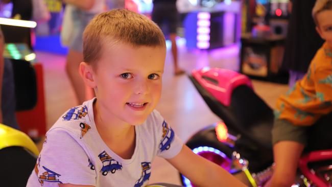 5-year-old Angus Green was at Timezone. PICTURE: Ashley Pillhofer