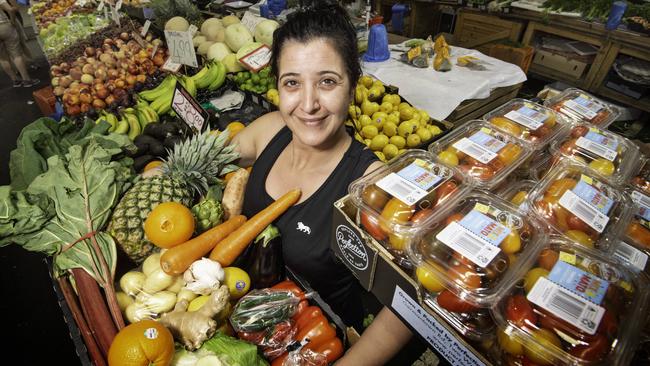 You can still head to the Queen Victoria Market for your fruit and veggies. Picture: Tony Gough