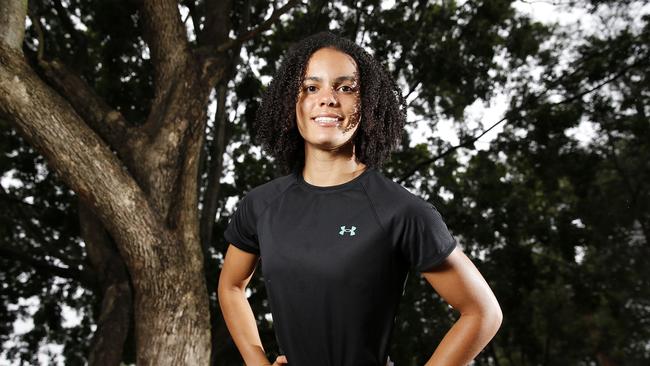 St Peters Lutheran Collene schoolgirl Torrie Lewis is an ace sprinter. (Image/Josh Woning)