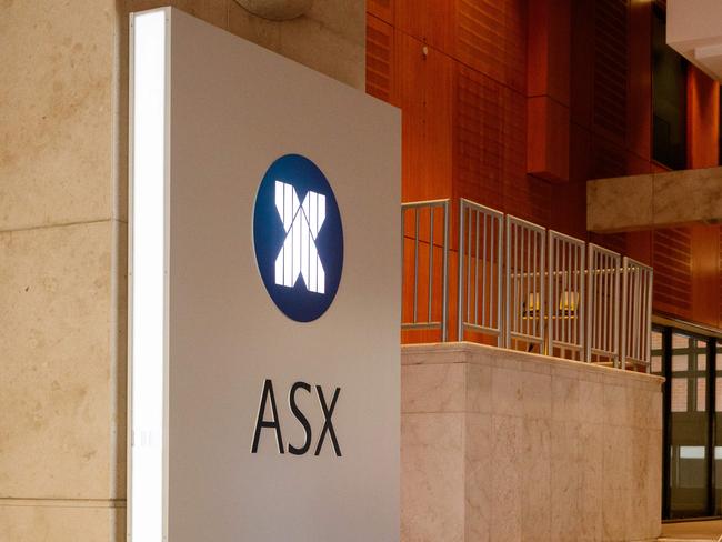 SYDNEY, AUSTRALIA - NewsWire Photos, October 29 2024. GENERIC. Stocks. Finance. Economy. A security guard in the lobby of the ASX Australian Stock Exchange on Bridge Street. Picture: NewsWire / Max Mason-Hubers