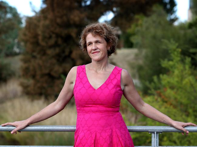 Sarah McGoram is a cancer survivor, photographed in Canberra. Picture Kym Smith