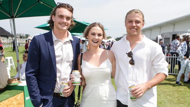 Ryan McPherson, Billie Tanner and Tre Symons. Picture: Tim Marsden