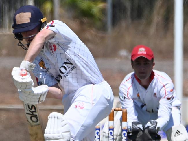 Tracy Village opening batsman Awad Naqvi made a patient 77 from 160 balls against Waratah. Picture: Julianne Osborne