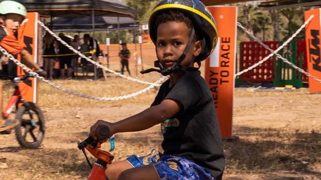 Ethan Okley (5) at the 2023 KTM Australian Junior Motocross Championships, Darwin, NT, Australia. Picture: Pema Tamang Pakhrin