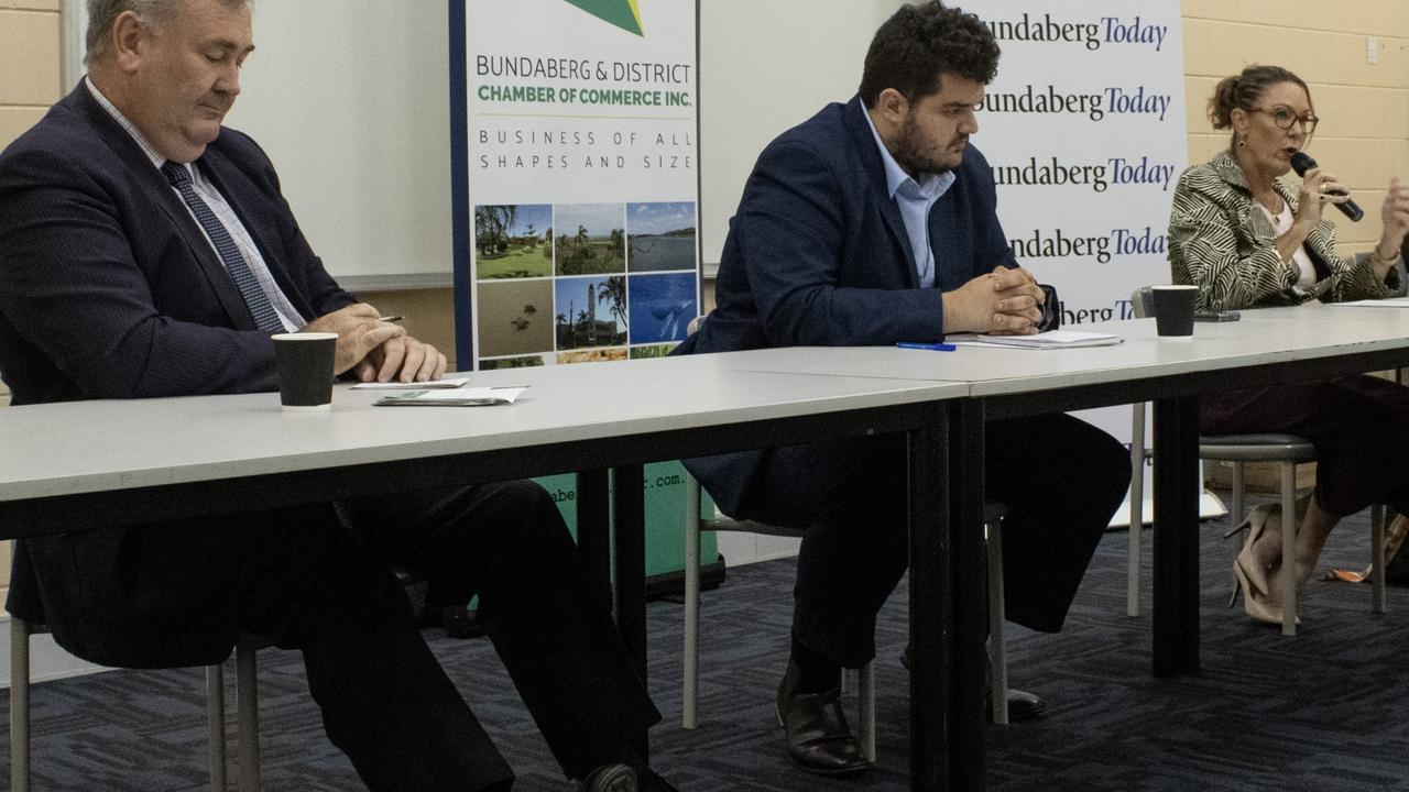 Dozens attended the 2024 mayoral forum to hear from candidates running for the top spot of the Bundaberg Regional Council in March.