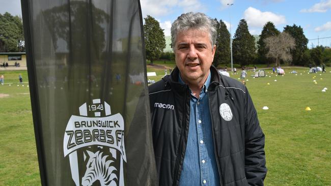 Brunswick Zebras Football Club president Carlo Carli said FV had lost touch. Picture: Aoife Carli Hannan