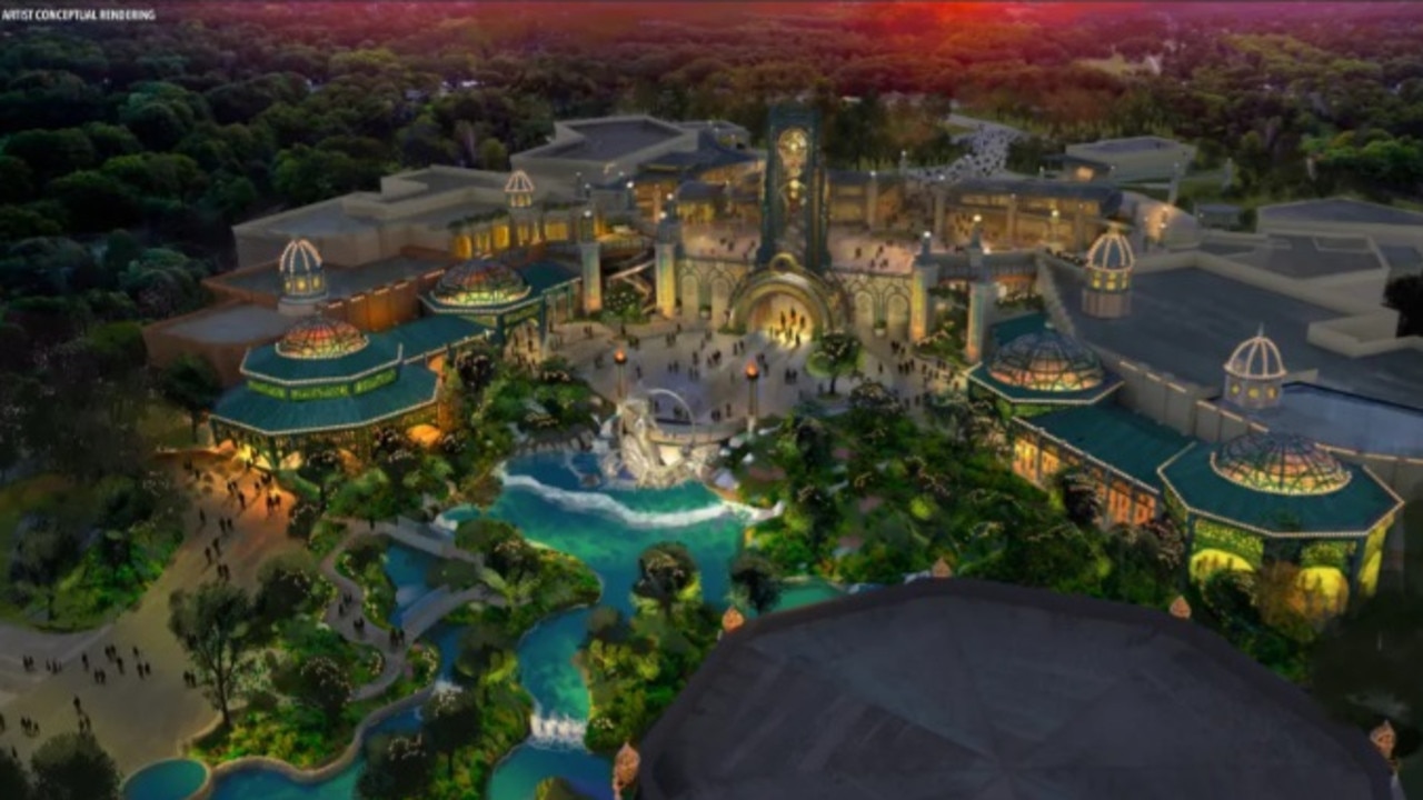 Celestial Park itself will have ‘stunning architecture inspired by astronomical and mythological elements’. Picture: Universal Destinations &amp; Experiences