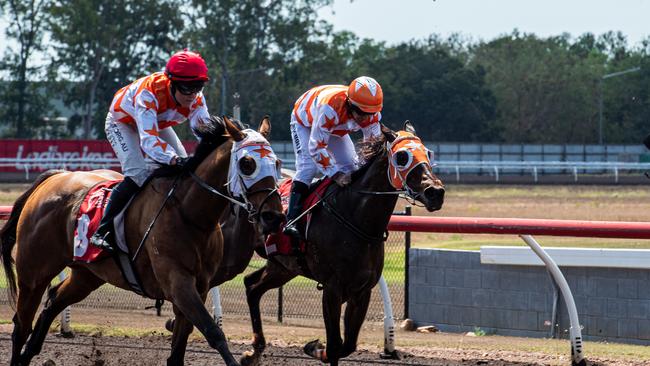 Racing action at the 2024 Palmerston Sprint day. Picture: Pema Tamang Pakhrin