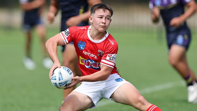 Halfback Jett Brookfield has helped the Illawarra Steelers to a perfect start in the Harold Matthews Cup. Picture: Denis Ivaneza - Inner Visions Photography