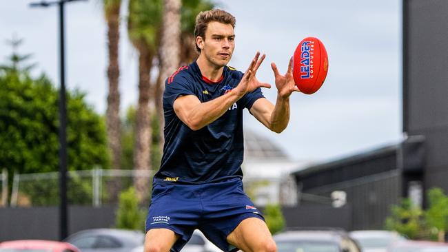 Riley Thilthorpe is back for the Crows.