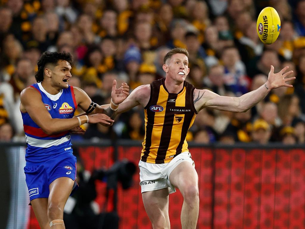 Sam Frost would be playing at a lot of clubs but is stuck in the VFL at Hawthorn.