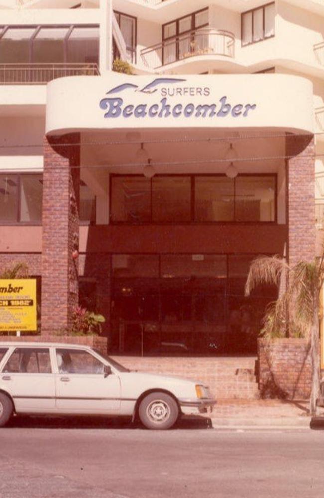 The Beachcomber in 1982, where the body of Brisbane storeman Eddie Owen Crabbe was found