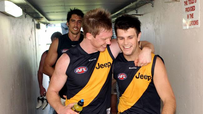 Riewoldt and Cotchin had all but resigned themselves to never tasting premiership success. .