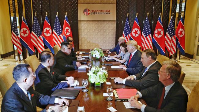 The parties held a one-hour bilateral meeting. Picture: Getty