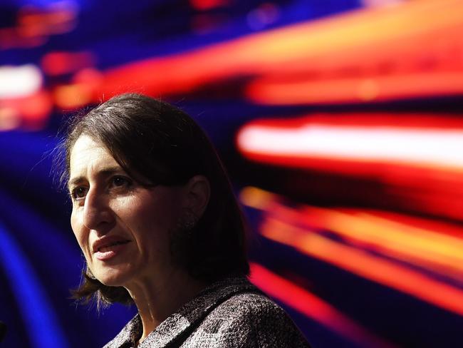 NSW Premier Gladys Berejiklian addresses the Western Sydney Aerotropolis Investor Forum.