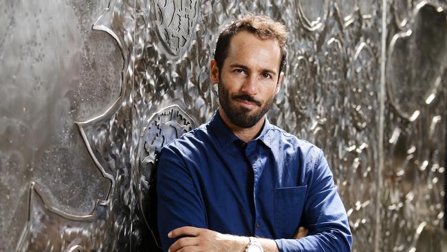 Actor Alex Dimitriades will guest DJ for Zavros on Saturday. Picture: Justin Lloyd