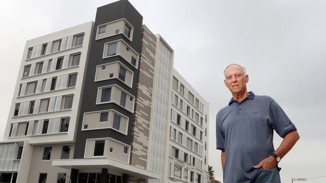 Ian Woodroffe is elated after discovering a new Southport hotel was somewhat randomly named in honour of his grandfather, a former editor of the GCB. Photo by Richard Gosling