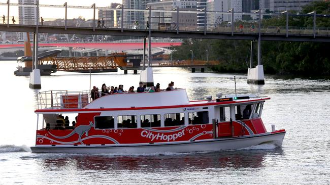 Councillor Kara Cook (Morningside) says there should be a free cross river ferry between Bulimba and Teneriffe, just like the City Hopper. Picture: AAP/Steve Pohlner