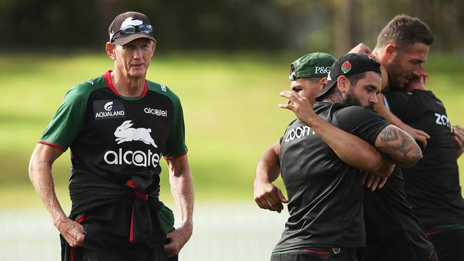 Bennett looks is now enjoying his time at the Rabbitohs. Picture: Phil Hillyard