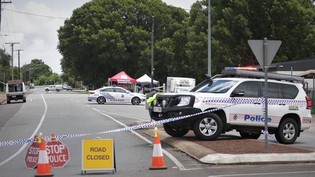 The scene of a suspicious death at Fitzgerald Esplanade, where the body of 66-year-old man in Innisfail man was discovered. Saturday, February 19, 2022. Picture: Arun Singh Mann