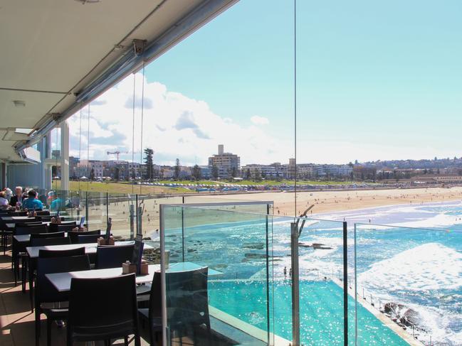 The stunning views from Bondi Icebergs.