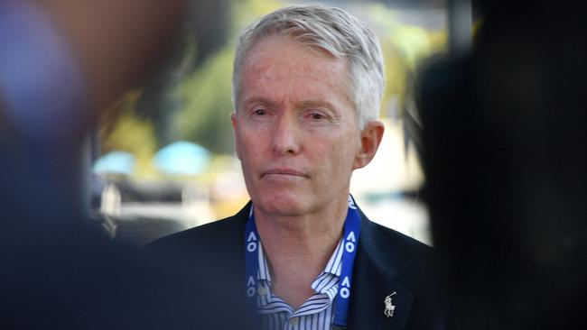 Tennis Australia boss Craig Tiley. Picture: AFP.