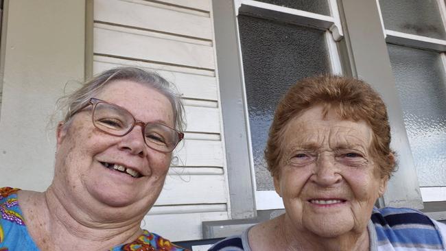 L-R: Jennifer Hurren and her neighbour of two years Norma Diana Dutton, who died on May 26. Picture: Jennifer Hurren.