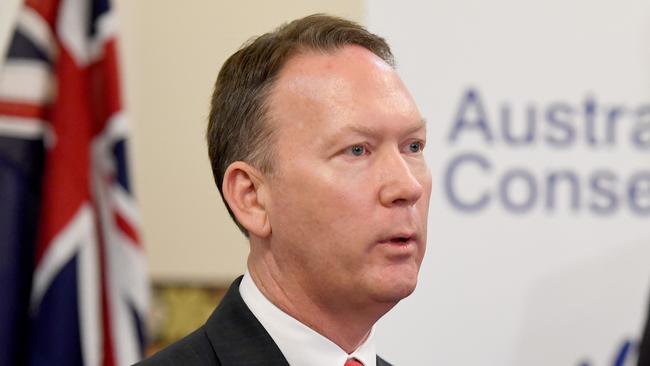 The Australian Conservative Party’s Dennis Hood. Photo: Naomi Jellicoe