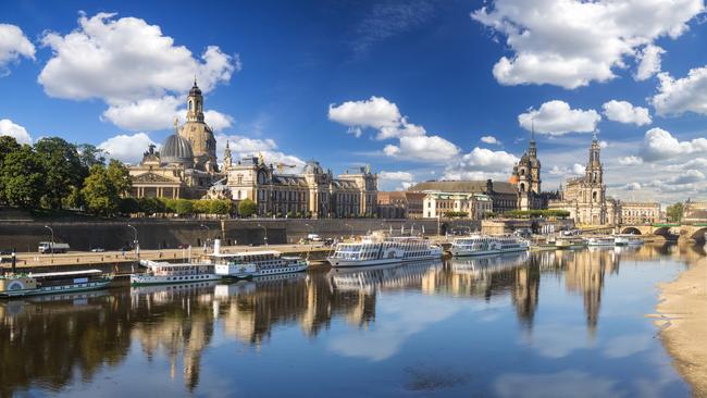 Dresden, Germany, on the River Elbe.