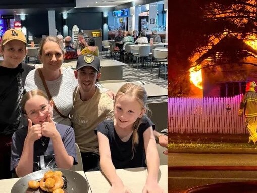 GoFundMe launched by brother of family of five who lost everything when their North Ipswich house burned to ground on thew weekend. Picture: Supplied.