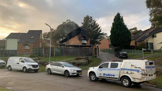 An investigation is underway after Tahma’s body was found following a house fire in Macquarie Fields. Picture: Kaitlyn Hudson-O'Farrell