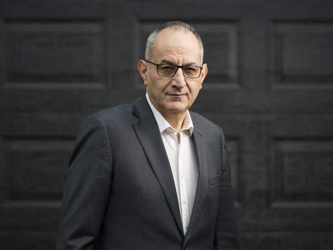 CANBERRA, Australia. May 10, 2024:  Defence expert and former chief of the Department of Home Affairs Mike Pezzullo at home in Canberra. Picture: Martin Ollman