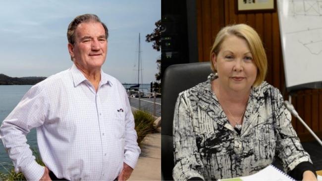 Clarence Valley Mayor Jim Simmons (left) will face a challenge for the position from Councillor Karen Toms (right) at an extraordinary council meeting on Tuesday.