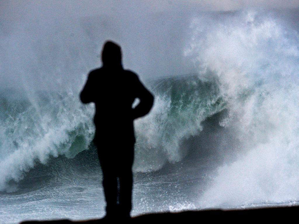 Police were called to Coogee Beach just after 5pm yesterday after reports of a surfer struggling in the water. Picture: NCA NewsWire / Jeremy Piper