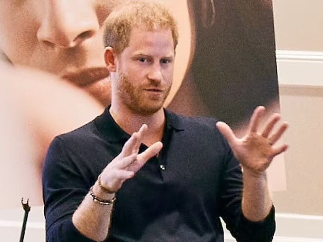 Prince Harry spoke about mental health at a BetterUp conference. Picture: Supplied