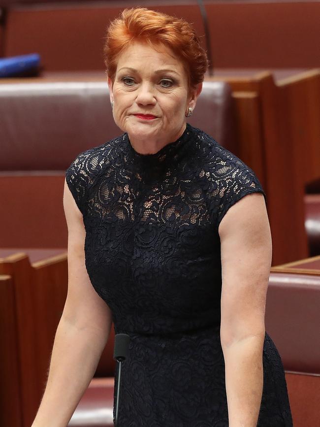 ...and Pauline Hanson just won’t go away.