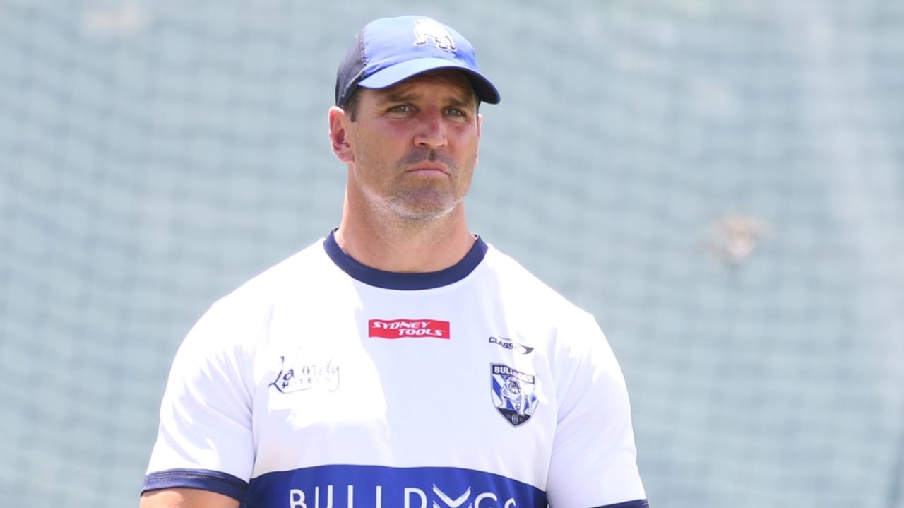 Canterbury coach Trent Barrett at Belmore. Pic: Bulldogs Digital