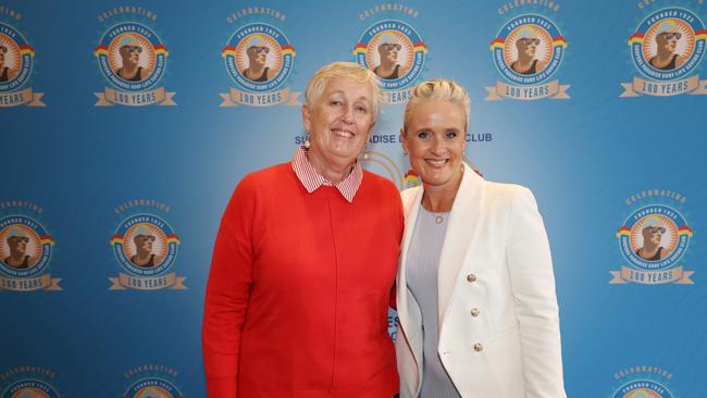 Sharon Phillips and Lisa Siladyi at the Star casino . Pic Annette Dew